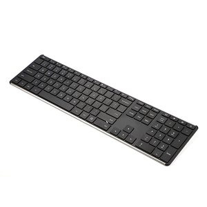 <strong>Wireless</strong> BT Rechargeable Slim <strong>Keyboard</strong> Mechanical Style USB Compatible Windows/iOS/Android Tablets Computers English New - Product Image 2