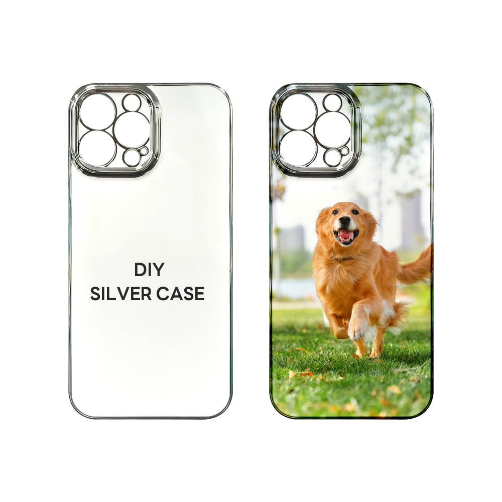 50Pcs silver phone case