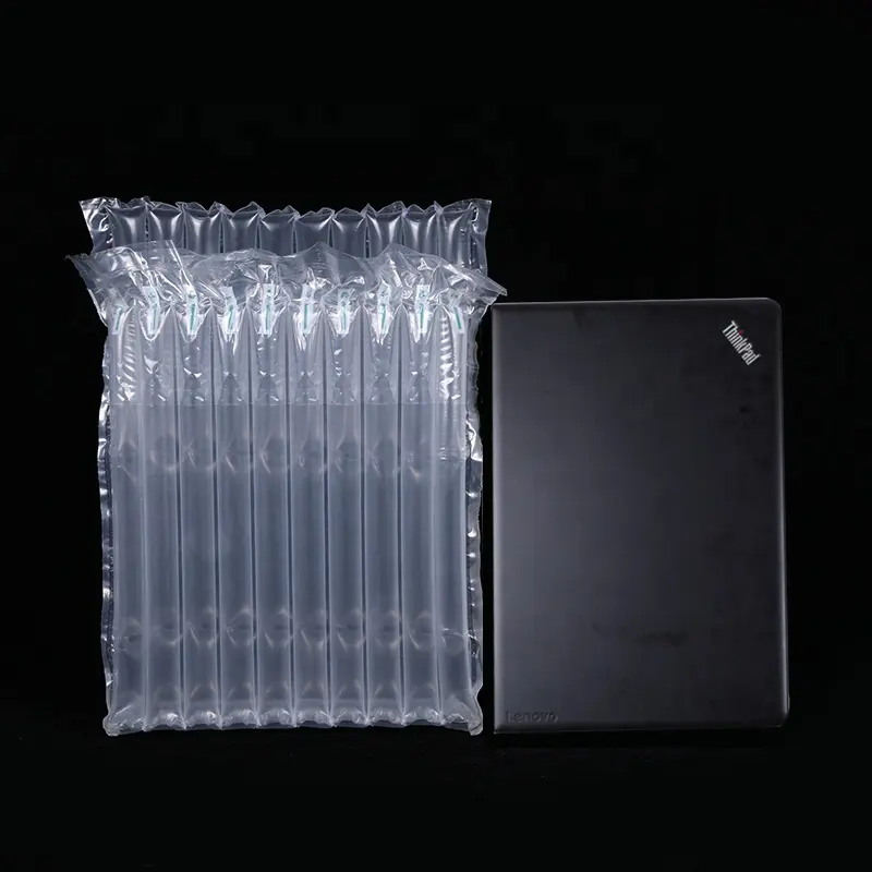 Sac de rangement gonflable pour téléphone portable, housse en plastique, forme colonne, bulle d'air, enveloppe pour 14 pouces, 15 pouces, 1 unité