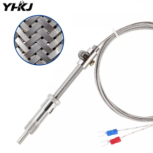M12型K/E压缩弹簧屏蔽线热电偶温度传感器，用于温度控制器电缆1m/2m/3m/4m/5m - Product Image 5