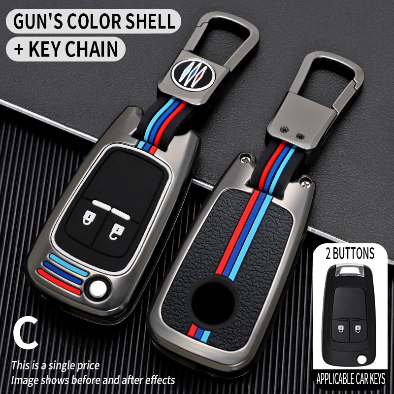 Boucle courte à coque unique de couleur pistolet à clé C 2