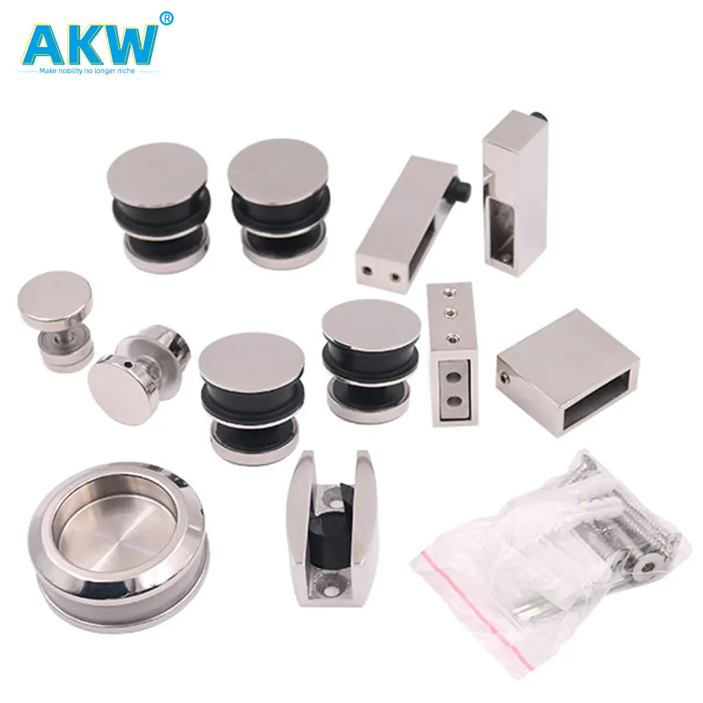 AKW all'ingrosso kit Hardware per porte scorrevoli in acciaio inox