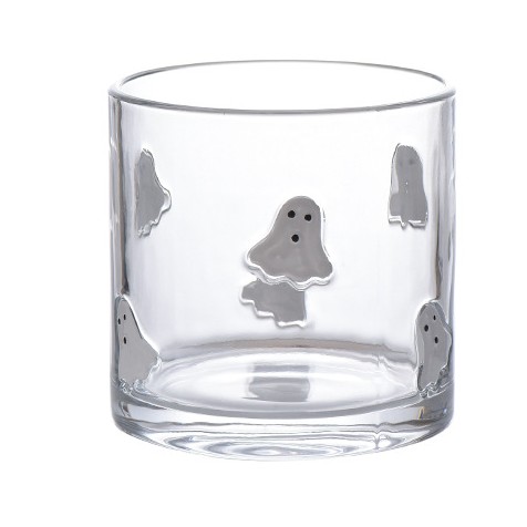 Bicchiere Decorativo di Halloween a Forma di Fantasma per Candele