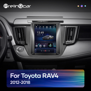 丰田RAV4 2012-2018年多媒体视频全球定位系统导航特斯拉风格垂直屏幕汽车安卓12收音机播放器 - Product Image 2