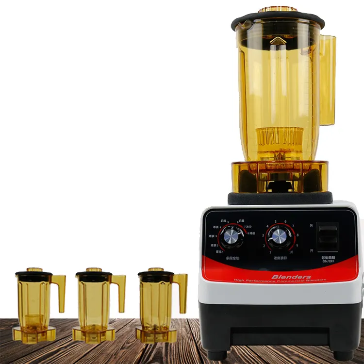 1500W Tea Extraction Machine Milk Tea Catering Commercial Portable Kitchen Smoothie Mixer Blender