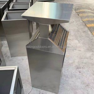 Açık Metal çöp kovası Metal çöp kutusu çöp tenekesi dikdörtgen geri dönüşüm çöp tenekesi Metal çöp tenekesi çöp tenekesi - Product Image 3