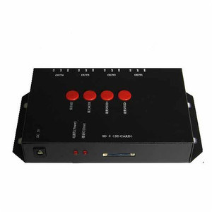Светодиодная SD-карта T4000 T8000, RGB программа, светодиодный контроллер для настраиваемой RGB DMX512 LPD8806 1606 WS2811 WS2801