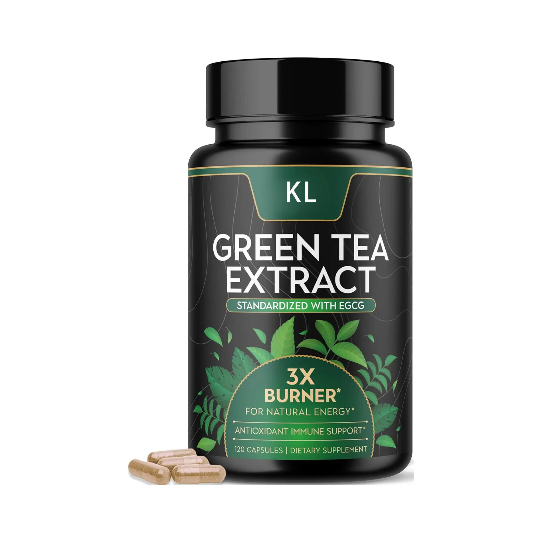 Extrato de chá verde orgânico por atacado produtos de emagrecimento queimador rápido de gordura cápsulas de chá verde