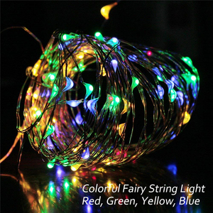 3M di alta qualità su misura 30 LED Mini filo di rame fata luci CR2032 pulsante a batteria per l'illuminazione delle vacanze - Product Image 4
