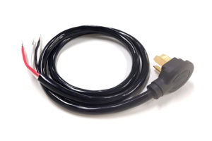 3プロング10awg 50A SRDTドライヤーパワーコードNEMA10-50Pスペード端子延長コードRV EVドライヤーケーブル用 - Product Image 4