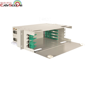 ODF FTTH Optical Distribution Frame 19 Inch Rack Mounted ODF 1U 2U 3U 24 48 96 Cores Fiber Optic <strong>Patch</strong> <strong>Panel</strong> - Product Image 4
