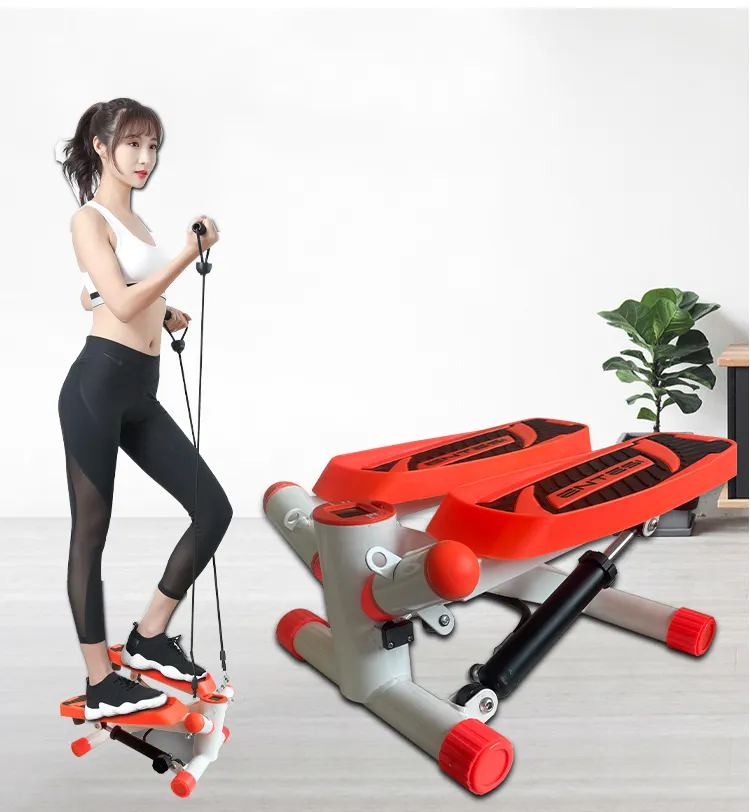 LCD monitör ile ev egzersiz için profesyonel sağlık Fitness Step ayak dengesi egzersiz adım makinesi