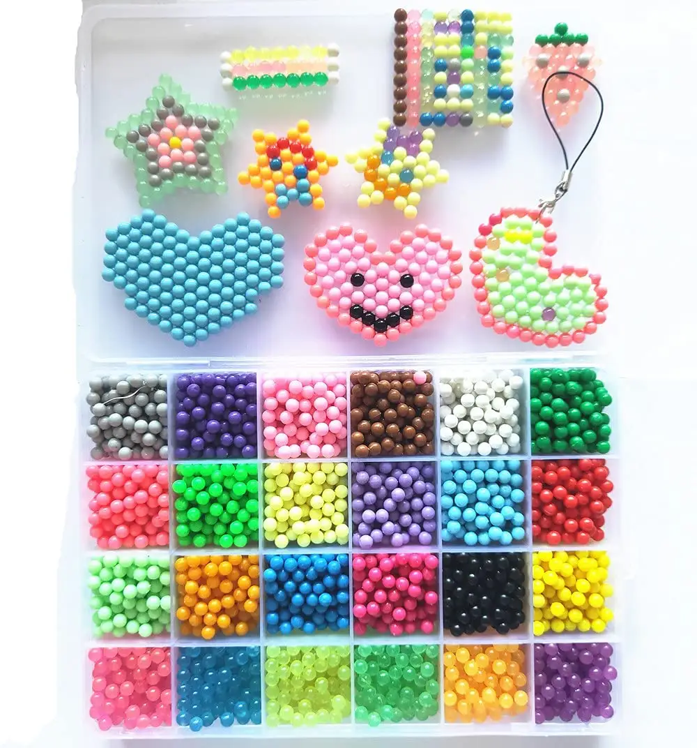 Brinquedos educativos pré-escolar de design, mais novo design, colado, água, fusível perler, miçangas, diy, brinquedos para crianças