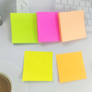 Hot Selling Custom Colorful Strong Adhesive <strong>Memo</strong> <strong>Pad</strong> <strong>Paper</strong> <strong>Block</strong> Stationery Eco Friendly Neon Color Sticky Notes <strong>Pad</strong> - Product Image 6