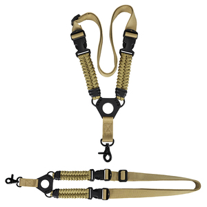 Sivi ngoài trời chiến đấu điều chỉnh dây đeo Chiều dài đa mục đích duy nhất điểm chiến thuật Sling - Product Image 2