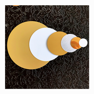 Süblimasyon alüminyum disk daire saf beyaz/altın/gümüş renk diskler kupa ödülleri için 20mm 25mm 38mm 50mm