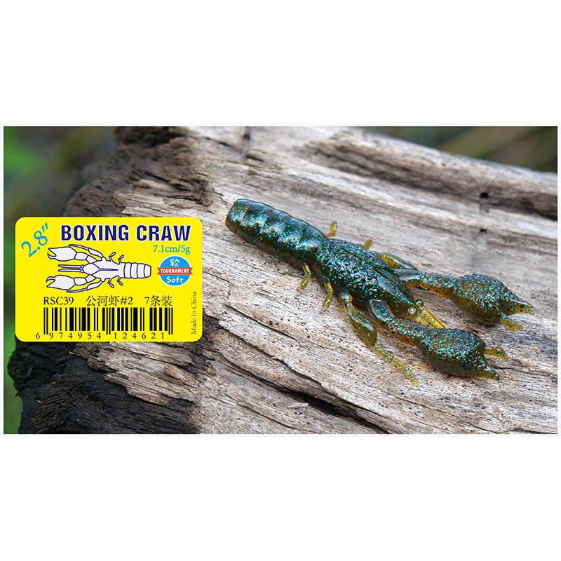 2 crevettes de rivière mâles