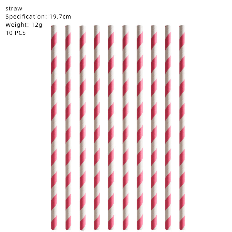 paille 10 pièces