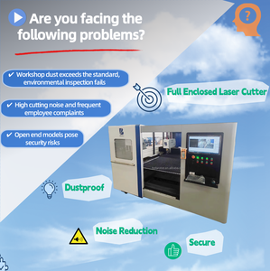 Tùy chỉnh 1500 Wát đầy đủ kèm theo tấm kim loại sợi Máy cắt <span class=keywords><strong>Laser</strong></span> chống bụi & giảm tiếng ồn <span class=keywords><strong>Laser</strong></span> Cutter 1300 mét * 900 mét - Product Image 2