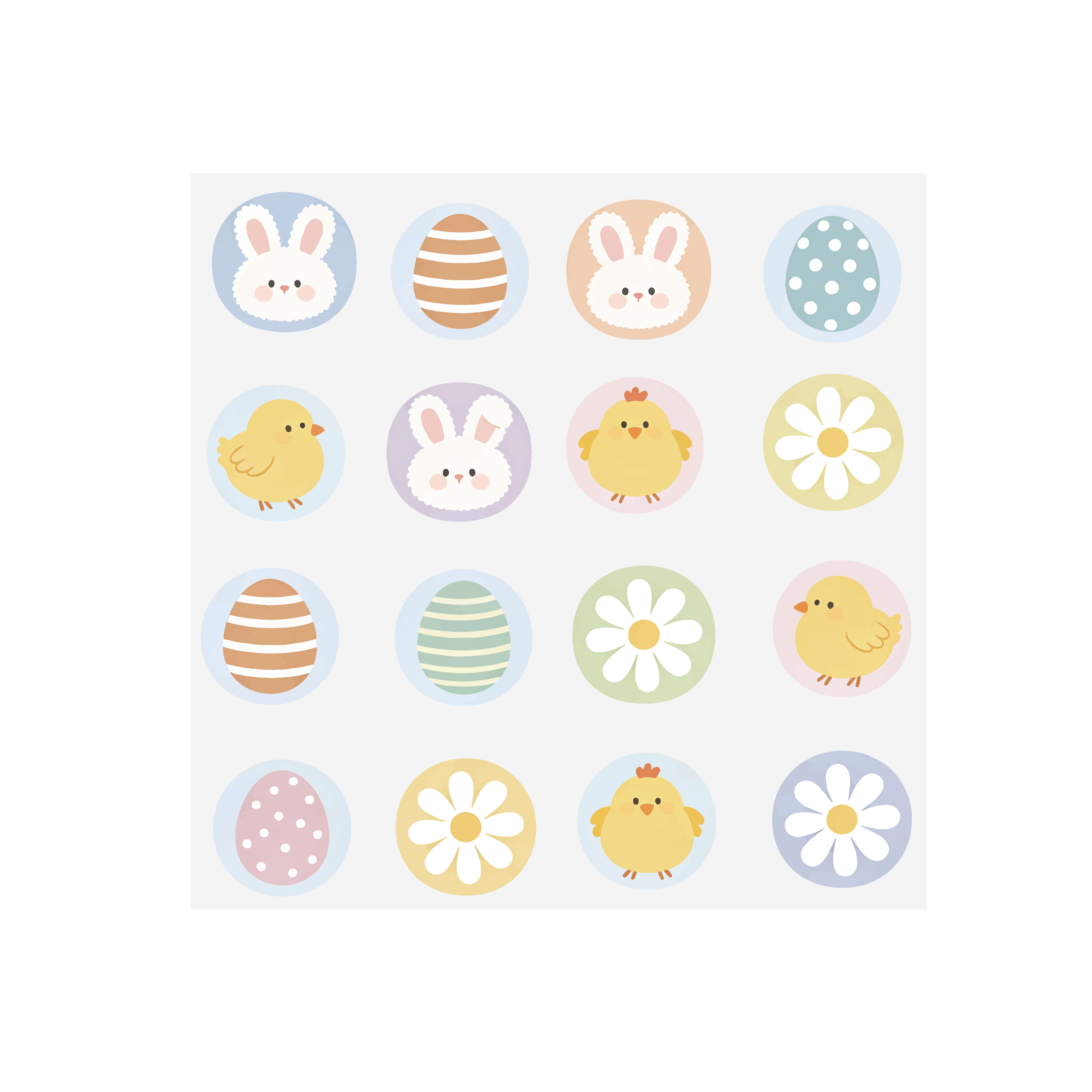 Patch anti-boutons de Pâques 16 points