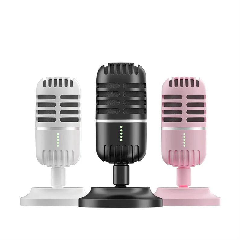 Factory Wholesale driver-free installation Gaming wired With RGB lighting Other Metal dynamic microphone xlr