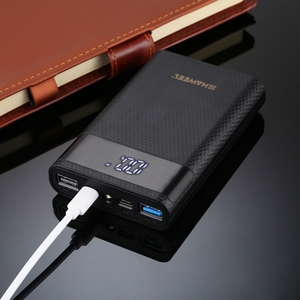 HAWEEL DIY 12000mAh Banco de energía Cargador QC de doble vía Entrada Micro USB de alta capacidad Salida USB doble Caja de batería de carcasa de calidad - Product Image 6