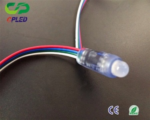 屋外RGBLedピクセルライト12mmレターチャンネル装飾アドレス可能なストリングフルカラーLEDピクセルws2811 12mm 5vLEDピクセル - Product Image 3