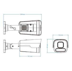 Çift akıllı aydınlatma ve akıllı algılama özellikleri ile N818-ZDL motorlu Zoom 8MP güvenlik kamerası - Product Image 2