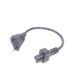 האיחוד האירופי כוח מתאם כבל, אירופאי 2pin תקע זכר לחברת חשמל 320 C5 מיקי מתאם כבל עבור מחברת אספקת חשמל