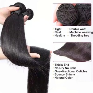 Kemik düz insan saçı demetleri 30 32 inç vietnamca ham 3 4 paket fiyatları 100% orijinal Remy saç dokuma uzantıları toplu - Product Image 2