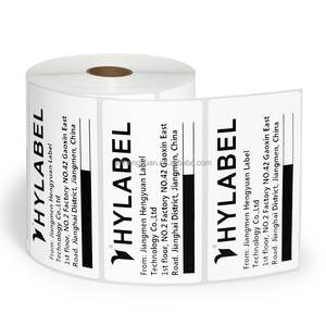 Custom Waterproof 4x2 Inch Direct Thermal Label Adhesive Paper Waybill <strong>Sticker</strong> 4x2 Shipping Thermal Barcode Label <strong>Sticker</strong> - Product Image 2