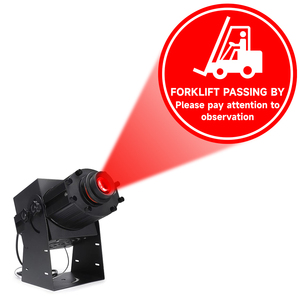 300W endüstriyel güvenlik uyarısı projektör ışık, LED vinç uyarı işareti projektör ışık, GOBO projektör desen ücretsiz özelleştirme - Product Image 2