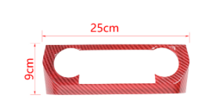 Fibre de carbone rouge