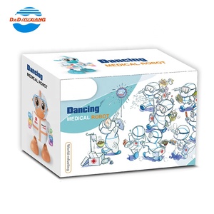 แบตเตอรี่ดำเนินการเต้นรำพลาสติกหมอหุ่นยนต์ของเล่นเพื่อการศึกษา Toy_Robot - Product Image 6