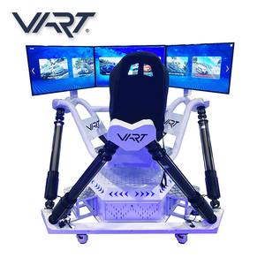 3つの3画面カーレーシングゲーム機47PCSドライビングゲームを備えた6DOFモーションプラットフォームレーシングシミュレーター - Product Image 4
