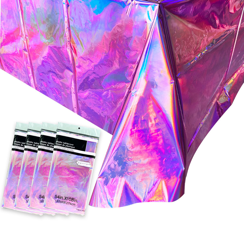 137*183cm Laser Shiny Pink