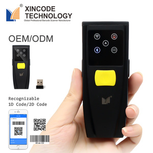 新码无线手持1D 2D二维码阅读器物流仓库便携式袖珍蓝牙条形码扫描仪 - Product Image 1