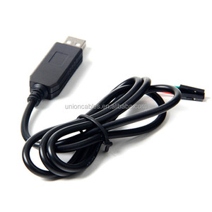 PL2303สาย USB to TTL Serial พร้อมขั้วต่อส่วนหัวขาตัวผู้และตัวเมีย4ขาสายดีบักสำหรับราสเบอร์รี่ Pi - Product Image 4