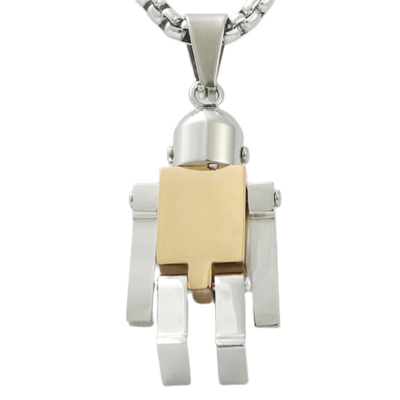 Pendentif bicolore (sans chaîne)