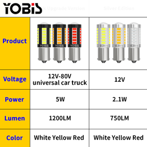Đèn LED tự động cao sáng 5630 33SMD đèn DC12-80V 1156 1157 CANBUS LED đèn báo rẽ phanh đỗ xe - Product Image 5