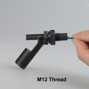 Fornitura di fabbrica supporto laterale in plastica di controllo del livello dell'acqua interruttore a galleggiante M12 M16 1/2 "filo orizzontale PP sensore di livello del liquido - Product Image 2