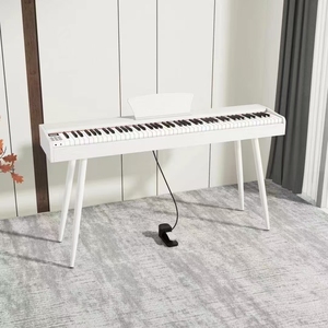Piano digital de madera 88 teclas Instrumentos de teclado de Piano Electrónico con sintetizador funcional de sensibilidad táctil de China - Product Image 5