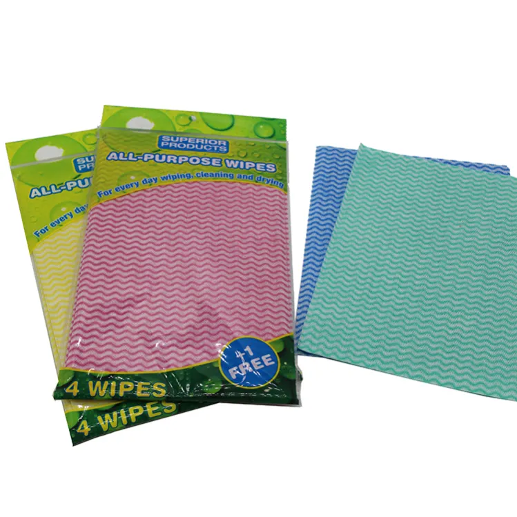 Cleaning products Supplier Super absorbent Spunlace nonwoven fabric dry wiping rags cleaning cloth