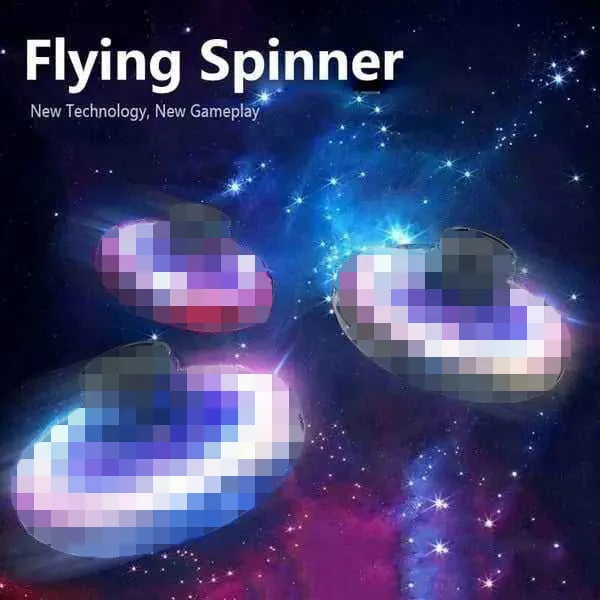 2024 Neuheiten Flying Spinner Mini Drone Flying Ball Beste Hand Flying UFO Finger Angst Erleichterung Fidget Toys Bumerang Ball