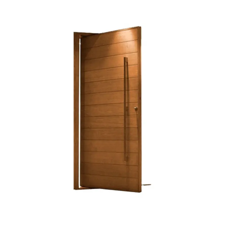 Porte extérieur en bois massif de chêne blanc, pivotante, de haute qualité