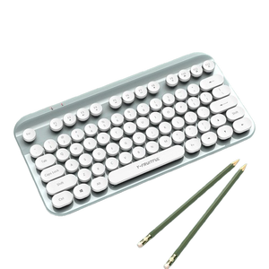 <strong>Custom</strong> Mini Girls Retro Punk Keycap 75 Key <strong>Keyboard</strong> <strong>Computer</strong> Office Mini Wireless Mini <strong>Keyboard</strong> - Product Image 2