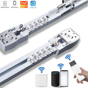 Nhà Máy ODM OEM tùy biến mạnh mẽ bền nhà thông minh Rèm theo dõi đường sắt cho khách sạn phòng ngủ - Product Image 2