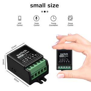 Kunden spezifischer Wifi Rf 433 Fernbedienung schalter 12V Drahtloser Schalter Tuya Smart Home Automation Smart Life Tuya Wifi Smart Switch - Product Image 4