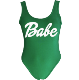 Bébé vert-blanc
