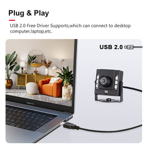 3306 AI Vision Mini Camera 1080P USB Infrared Night Vision with Distortionless 4mm 75degrees OV2710 CMOS <strong>Sensor</strong> UVC Box Camera - Product Image 3
